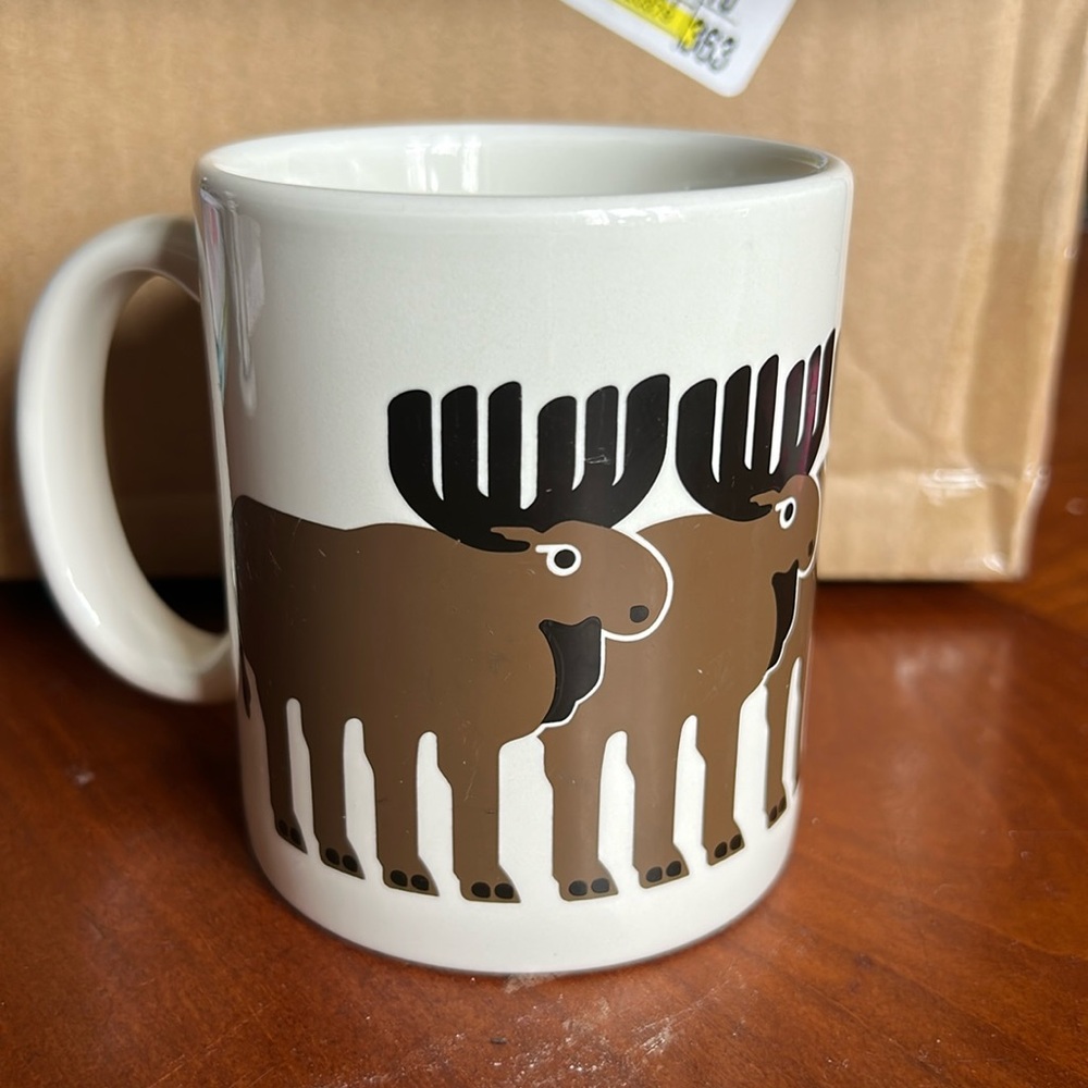 Vintage Taylor & Ng Moose Mug brown Made in USA